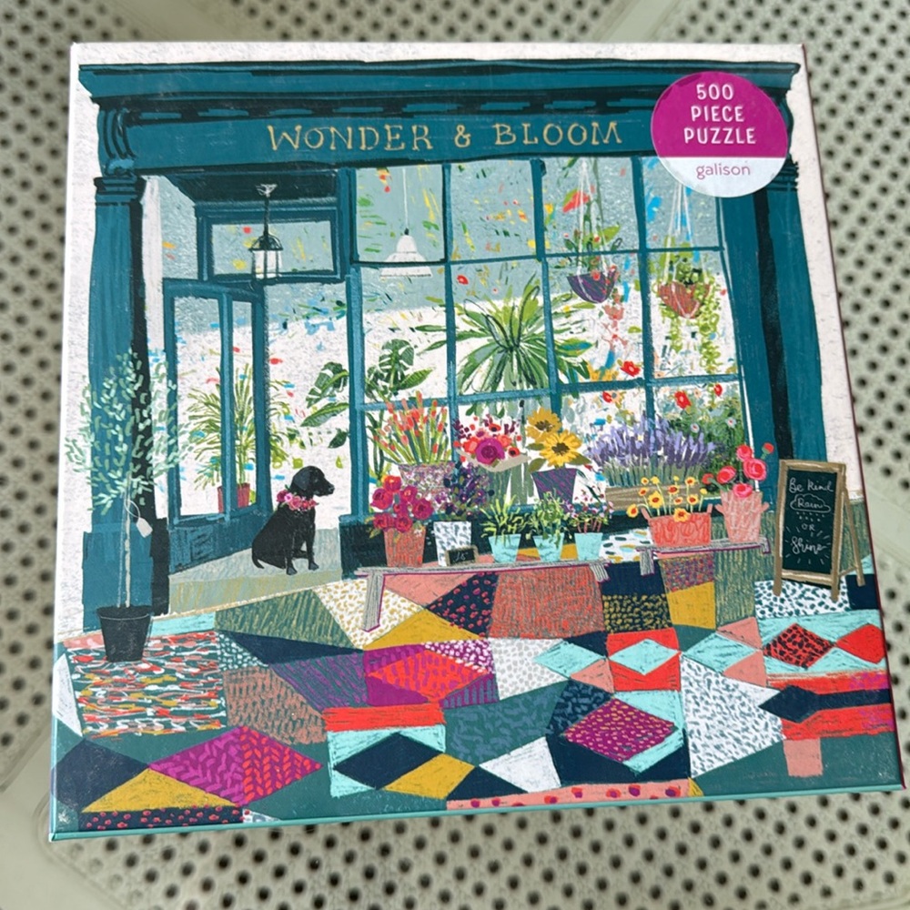 500 piece wonder & bloom puzzle